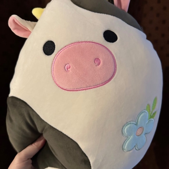 Squishmallows Other - Cute Connor the cow 12” squishmallows Easter spring floral flower